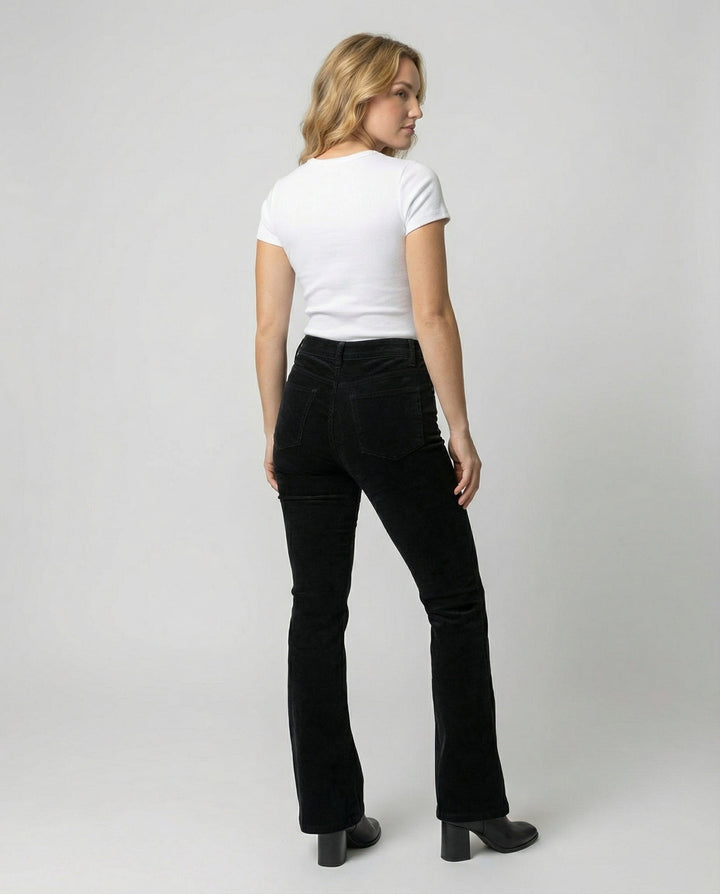 Comfortable Corduroy Flared Pants Women