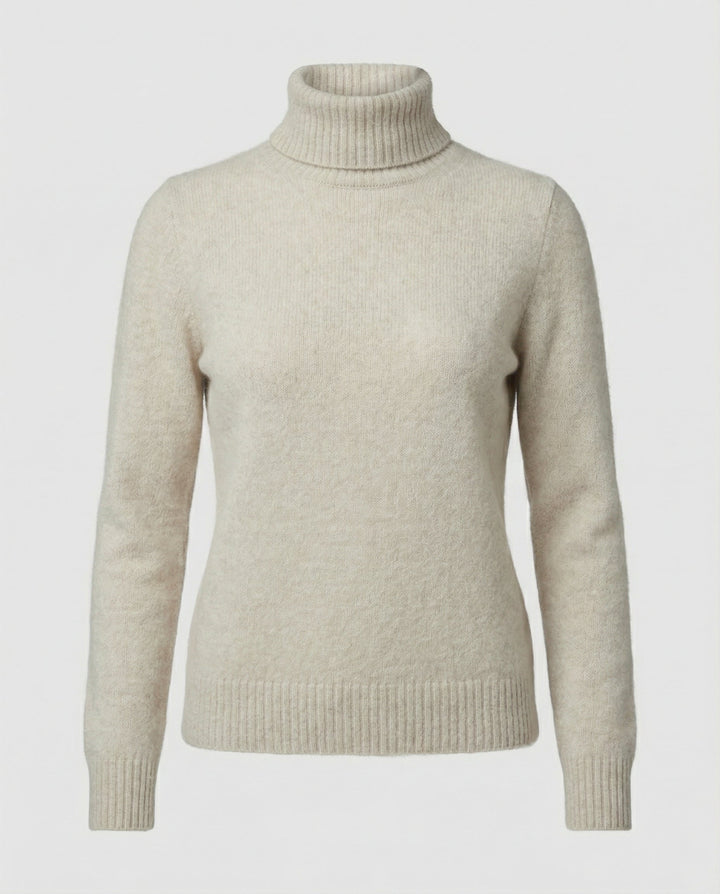 Soft Cashmere Roll Neck Sweater Women