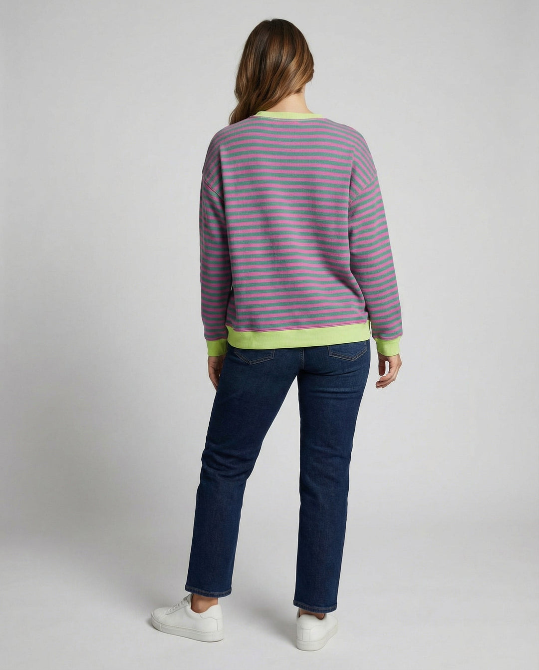 Striped Oversized Sweater Women