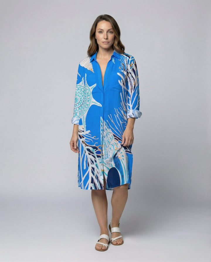 Long Women's Beach Blouse