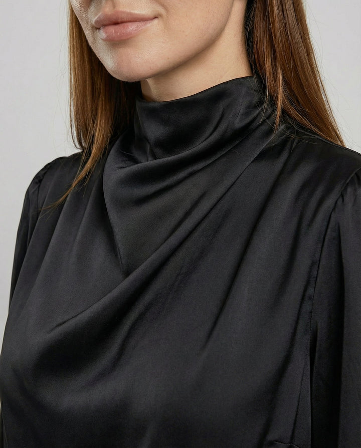 Elegant satin dress women