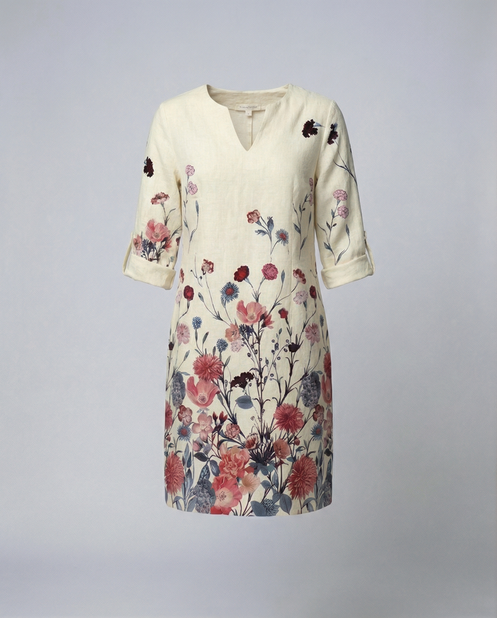 Elegant Flower Dress Women