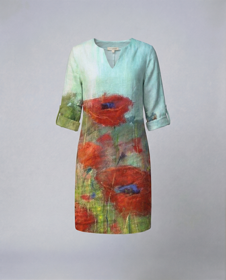 Elegant Flower Dress Women