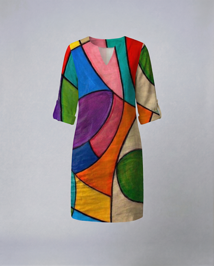 Elegant Flower Dress Women