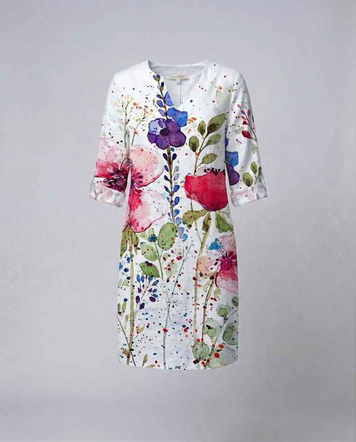 Elegant Flower Dress Women