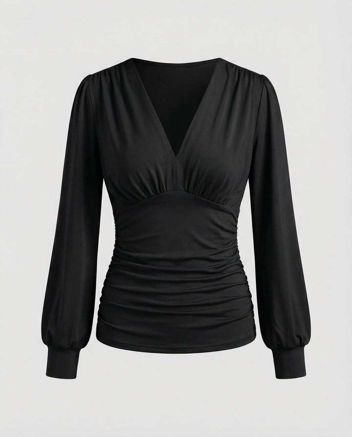 Elegant Women's V-Neck Top