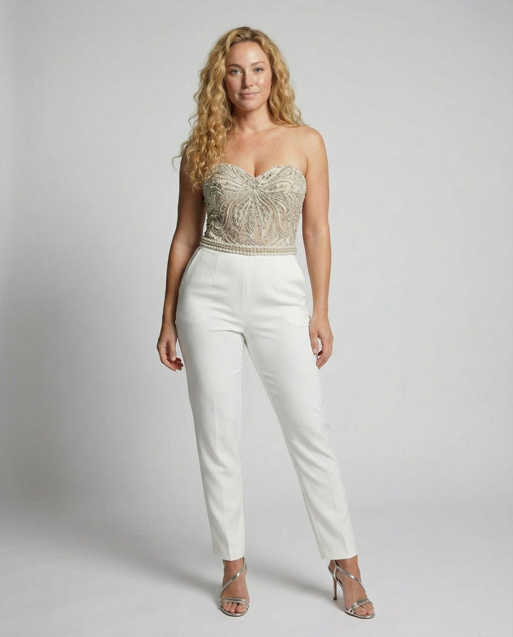 Elegant Women's Jumpsuit Strapless
