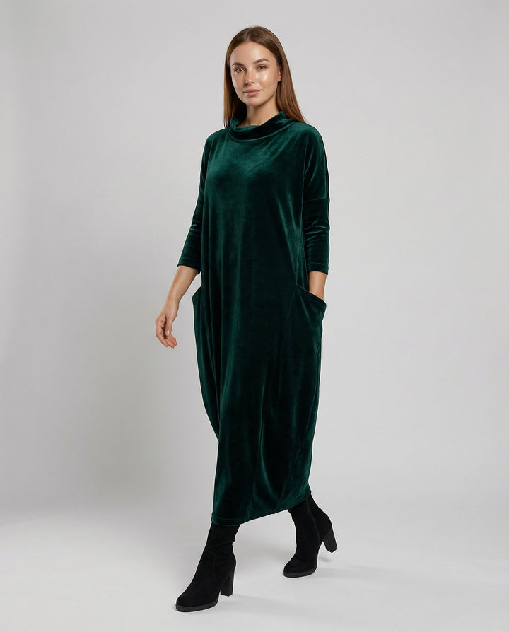 Elegant Velvet Dress Women