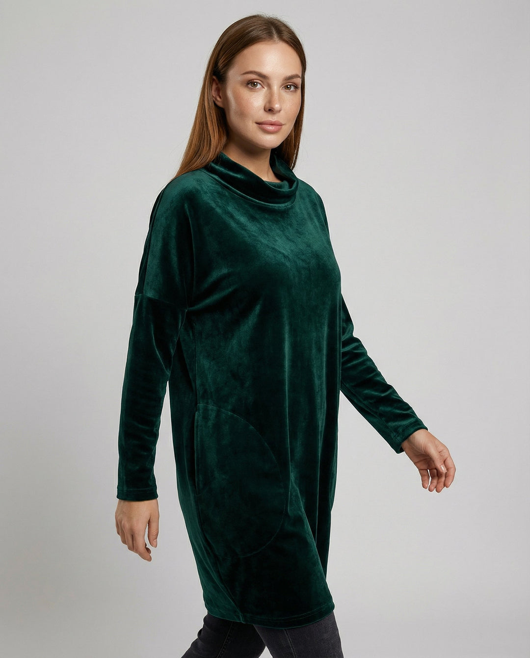 Elegant Velvet Dress Women