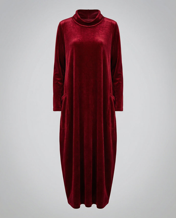 Elegant Velvet Dress Women