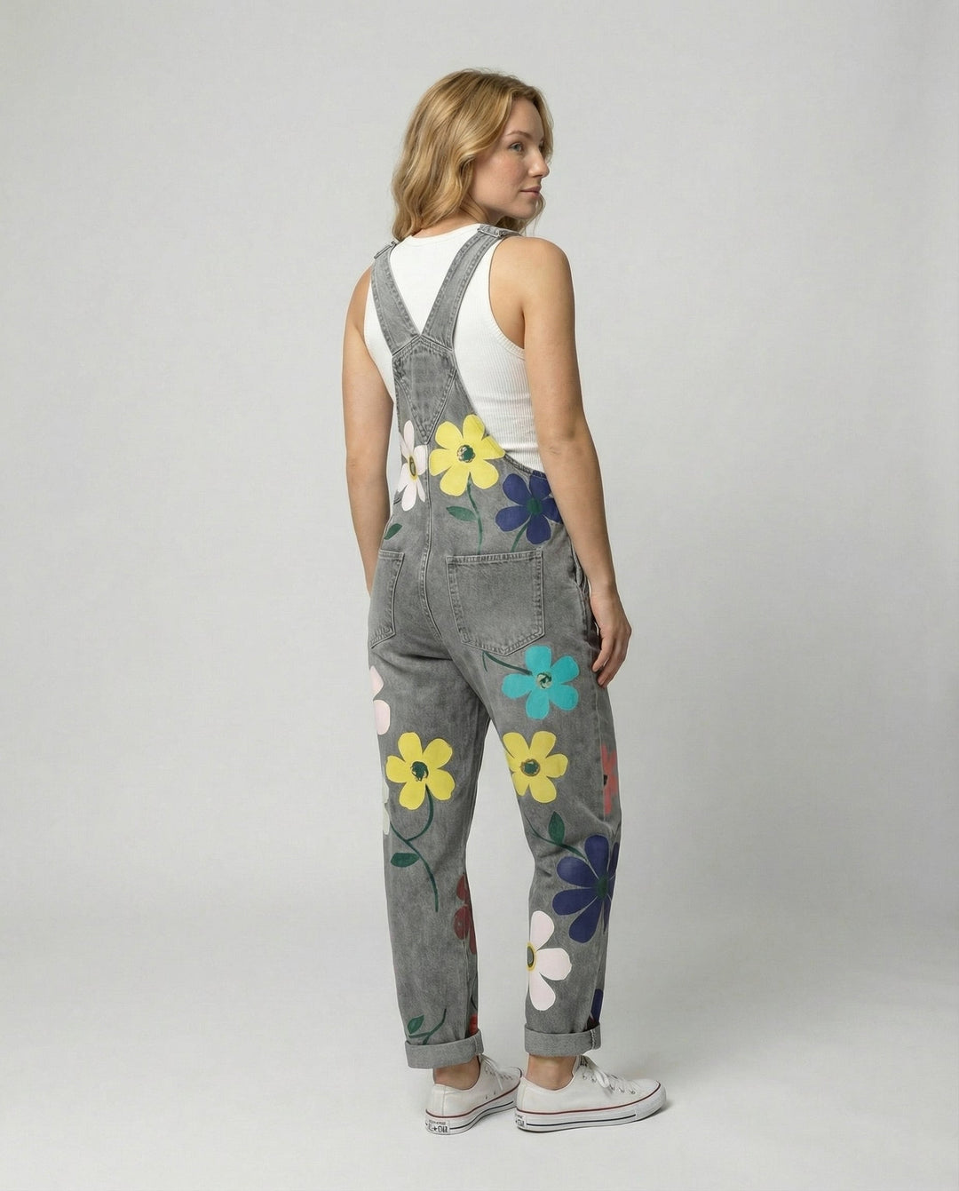 Sleeveless Denim Overall Women