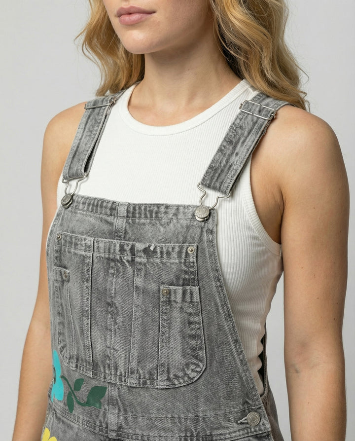 Sleeveless Denim Overall Women
