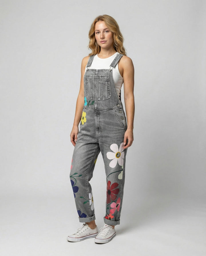 Sleeveless Denim Overall Women