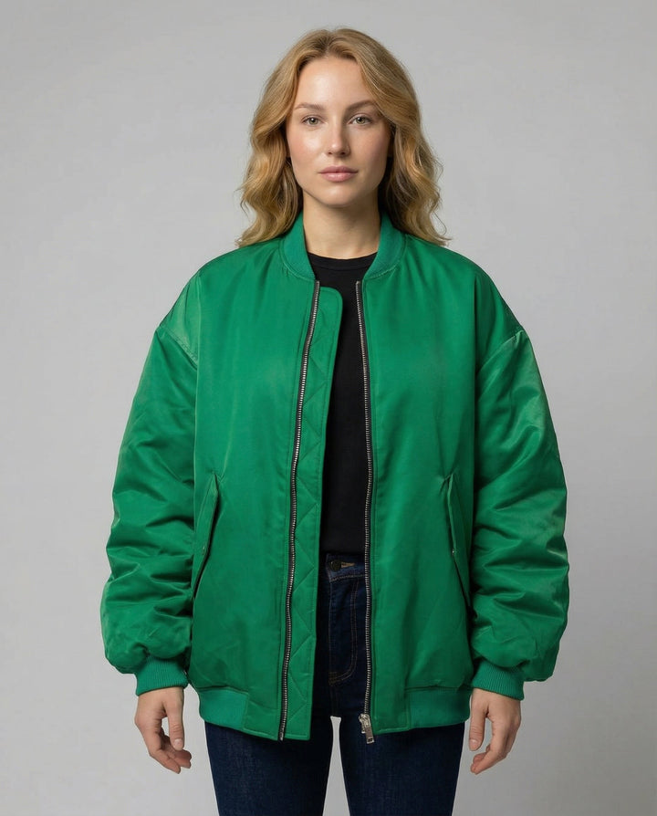 Casual Oversize Bomber Jacket