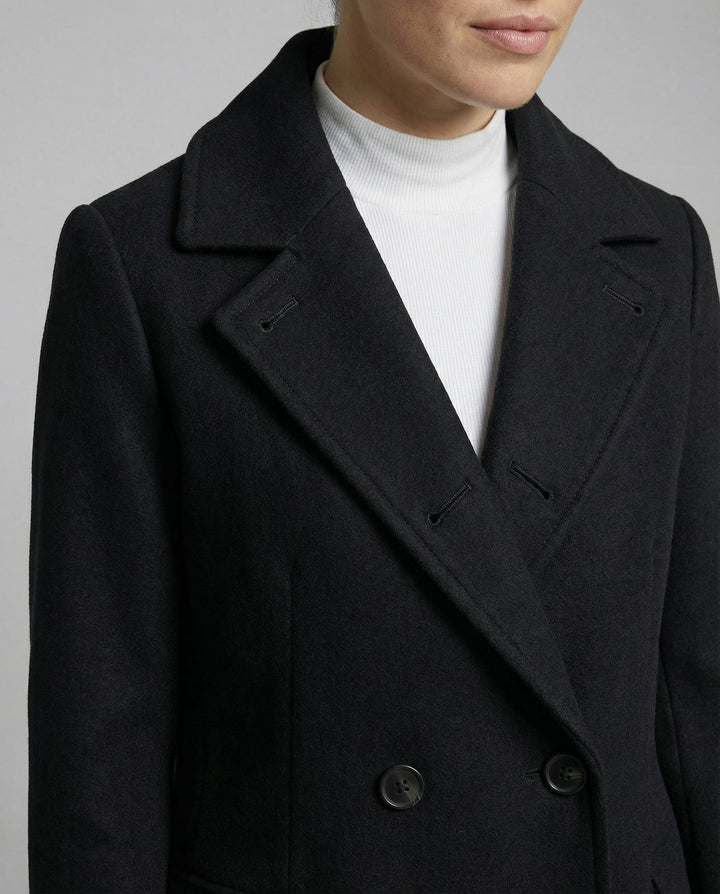 Casual Black Winter Coat Women