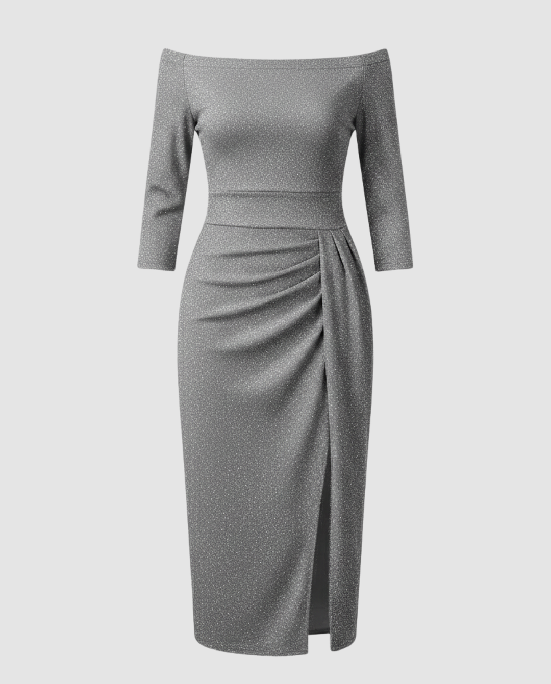 Shiny Evening Dress Women Elegant