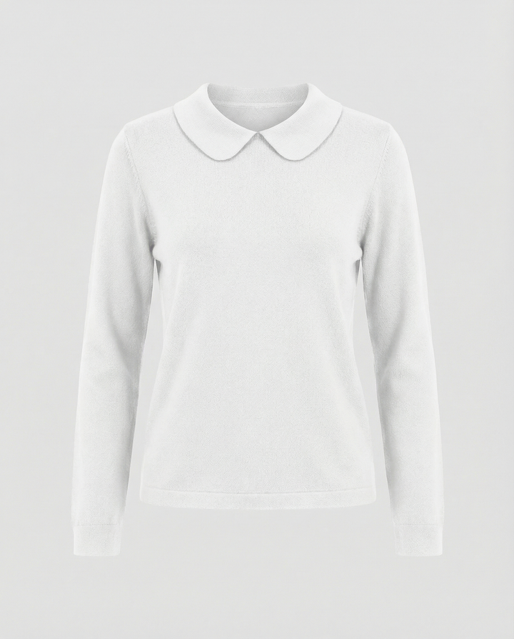Collar knit sweater women's