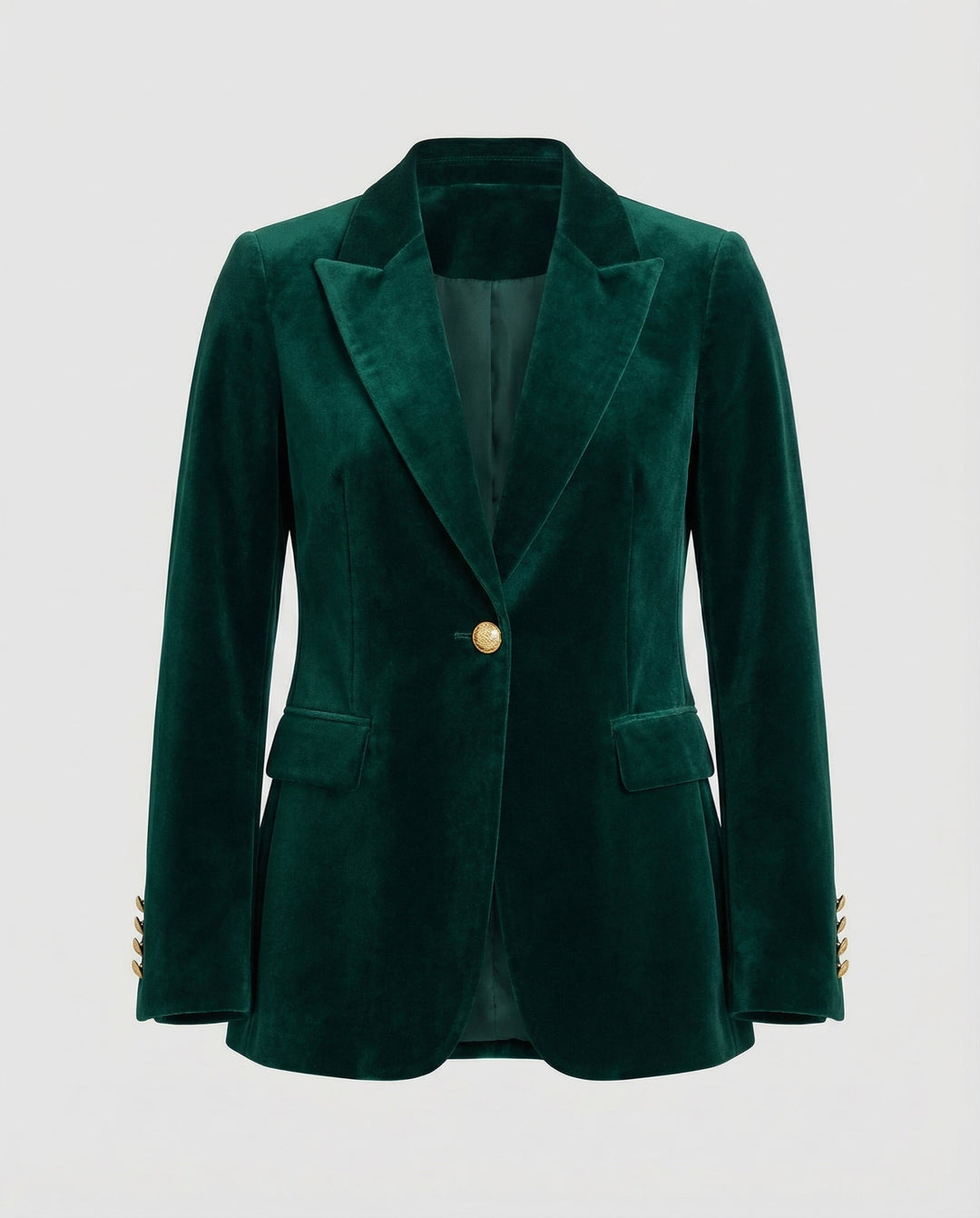 Elegant Women's Velvet Blazer