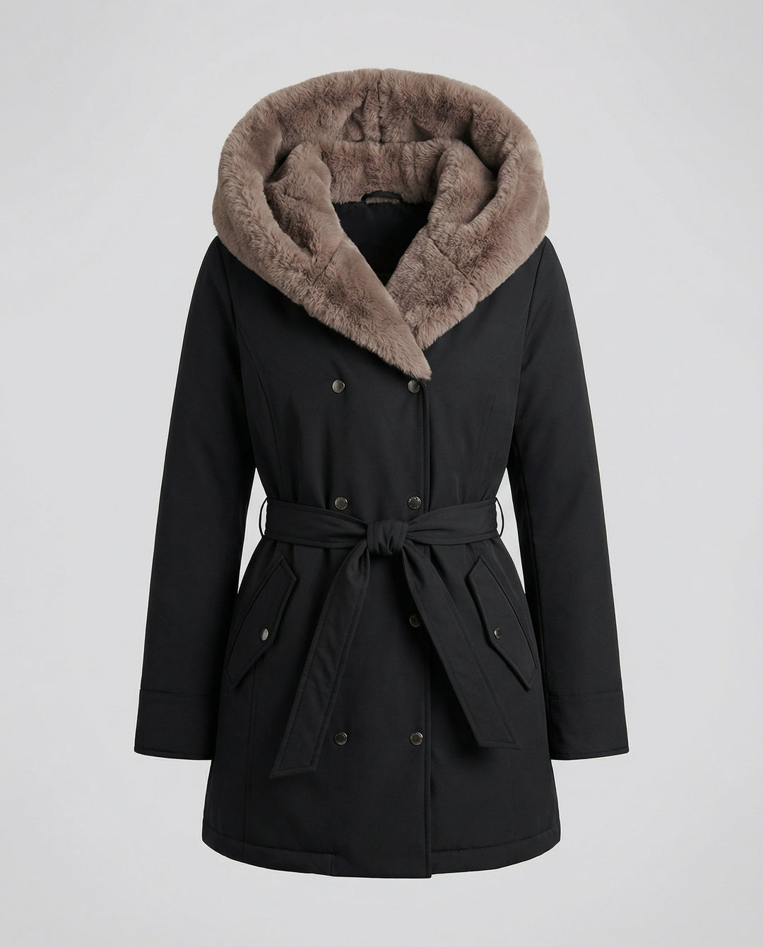 Warm Faux Fur Winter Jacket Women