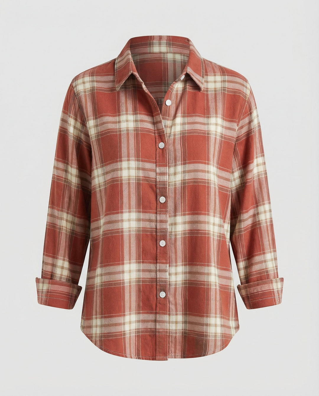 Women Check Pattern Blouse