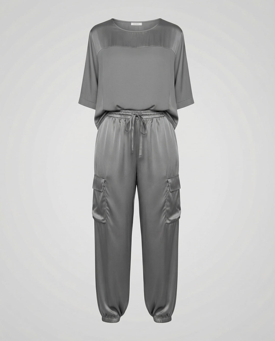 Elegant Satin Two-Piece Women