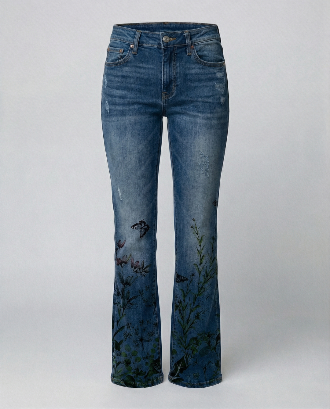 High-waisted women's flared pants