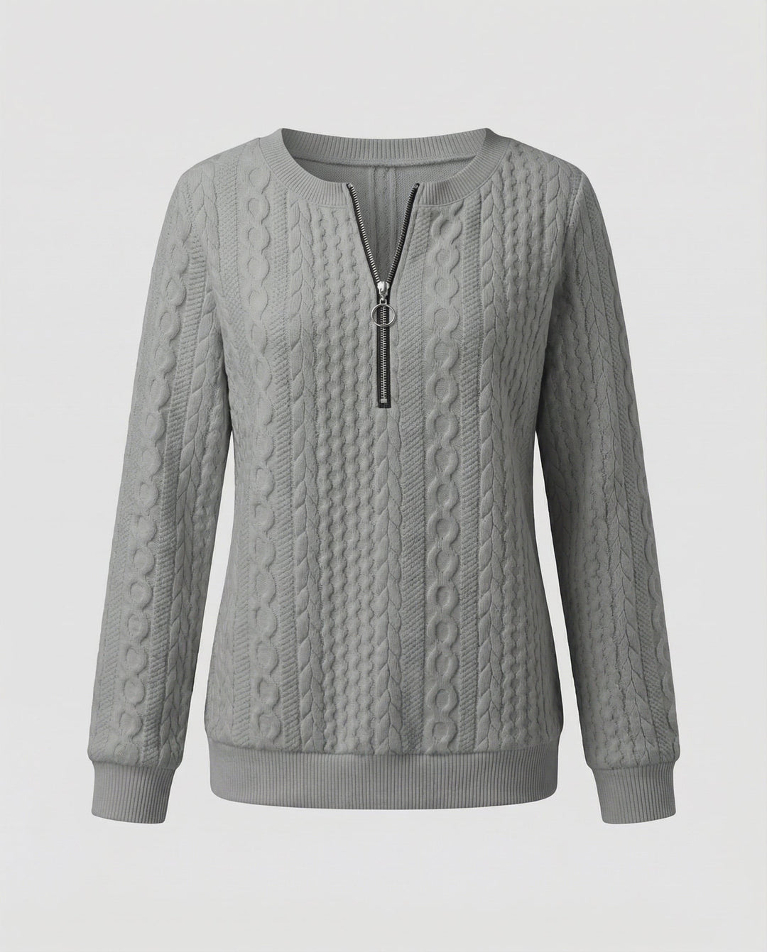 Structured knit casual pullover women's