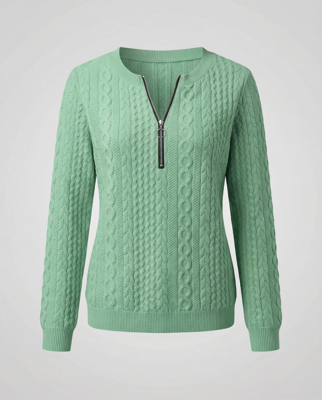 Structured knit casual pullover women's