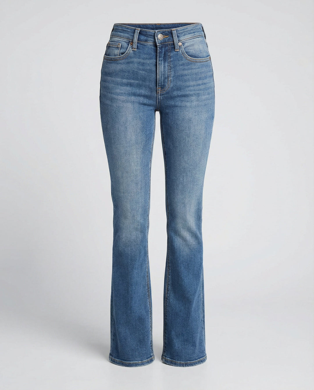 Shaping belly control women's jeans