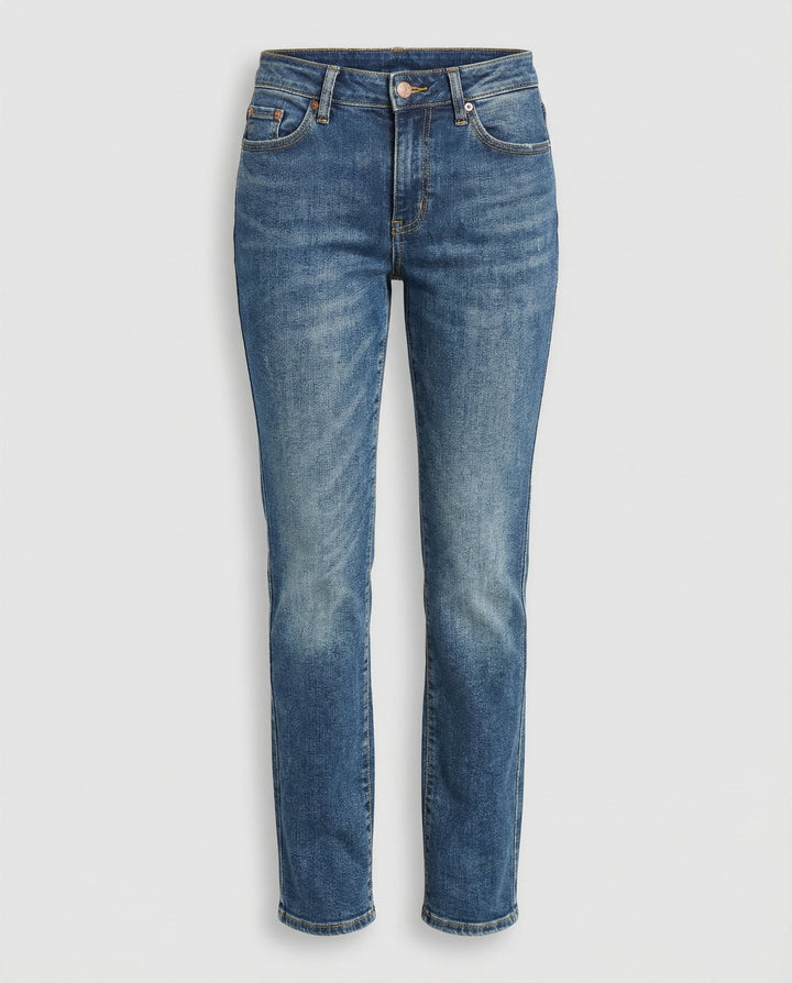 Shaping belly control women's jeans