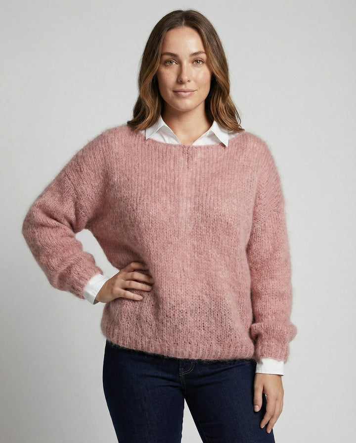Colorful Carmen sweater women