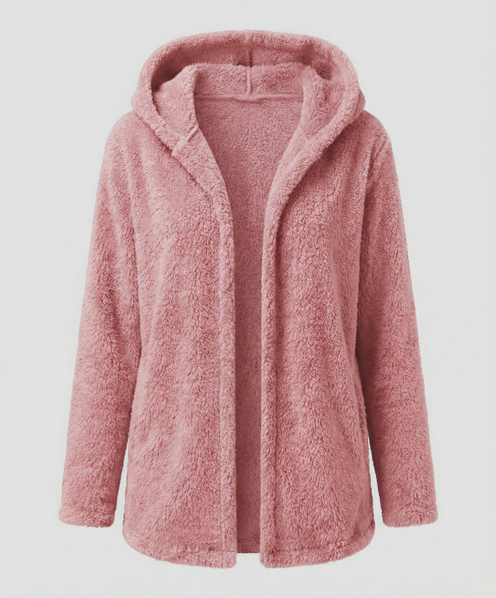 Teddy Fleece Jacket Women Long