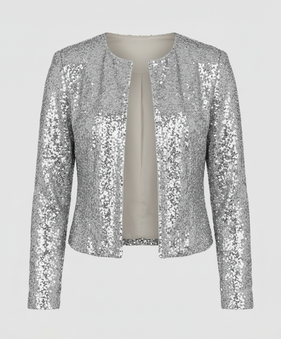 Elegant Glitter Jacket Women's Evening