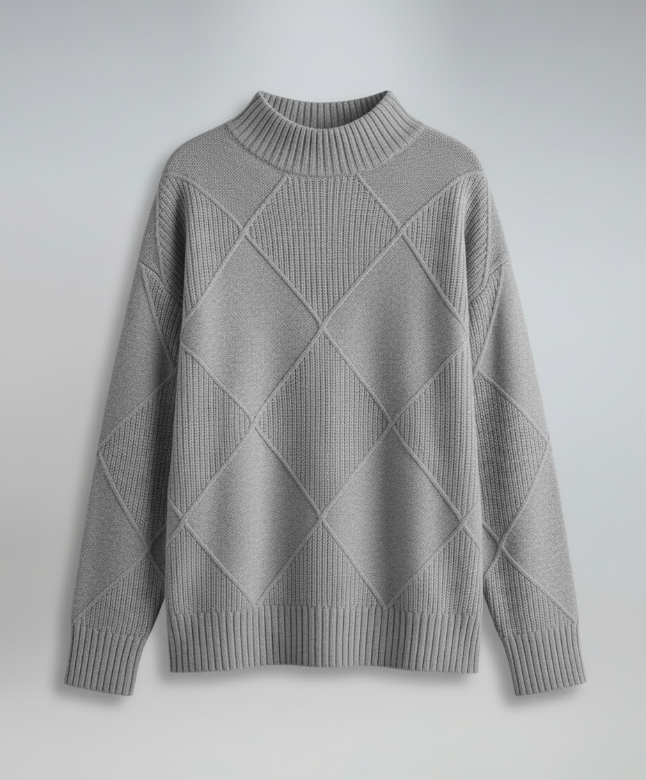 Soft Cashmere Roll Neck Sweater Women