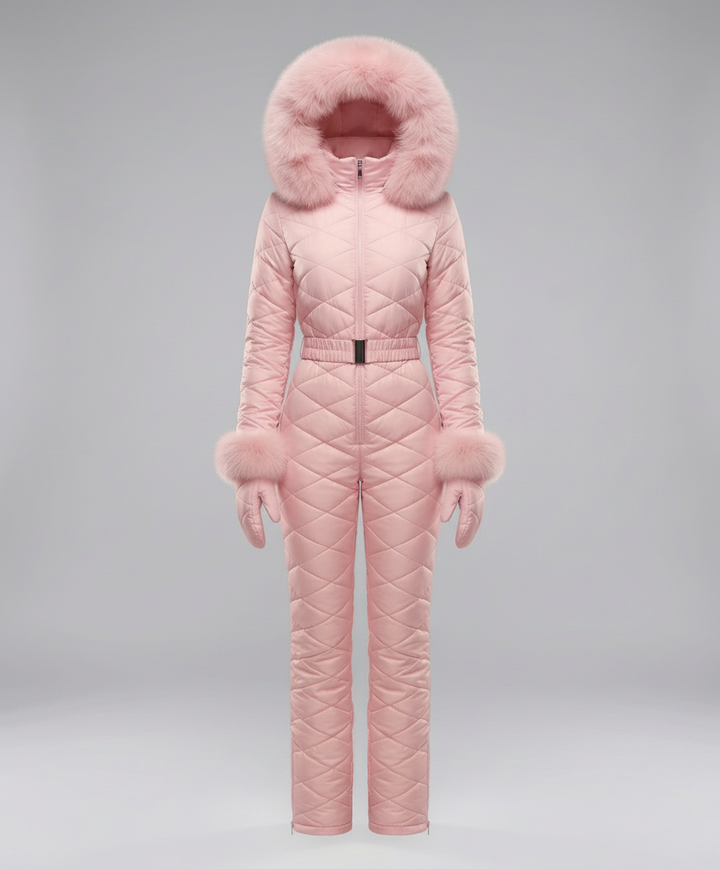 Elegant Women's Winter Jumpsuit Warm