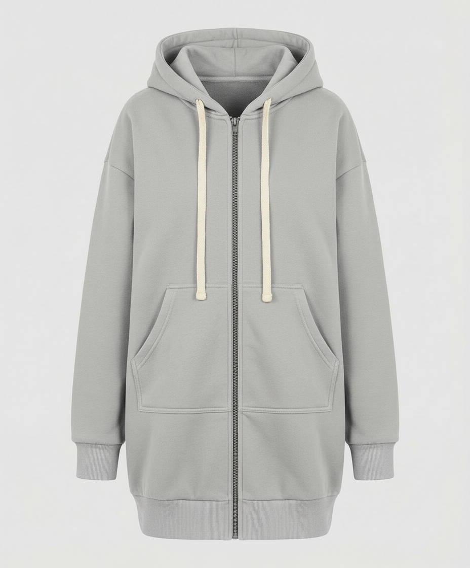 Knee-length Comfort Hoodie Women