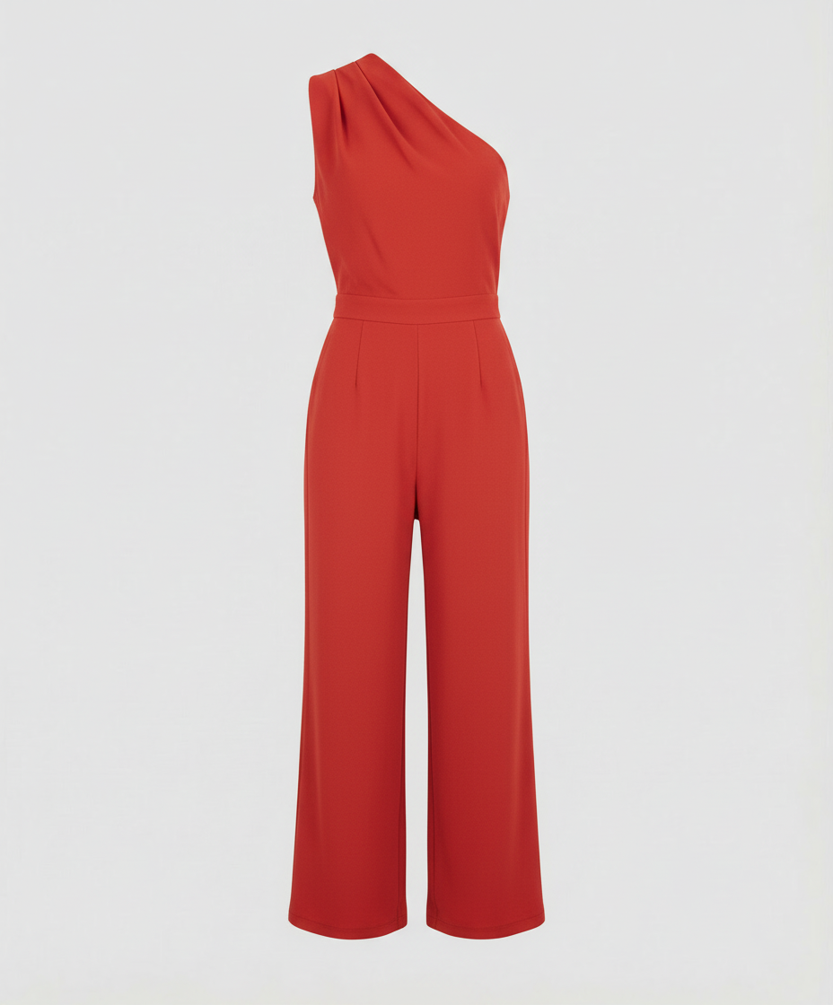 Elegant Overall Women Round Neck