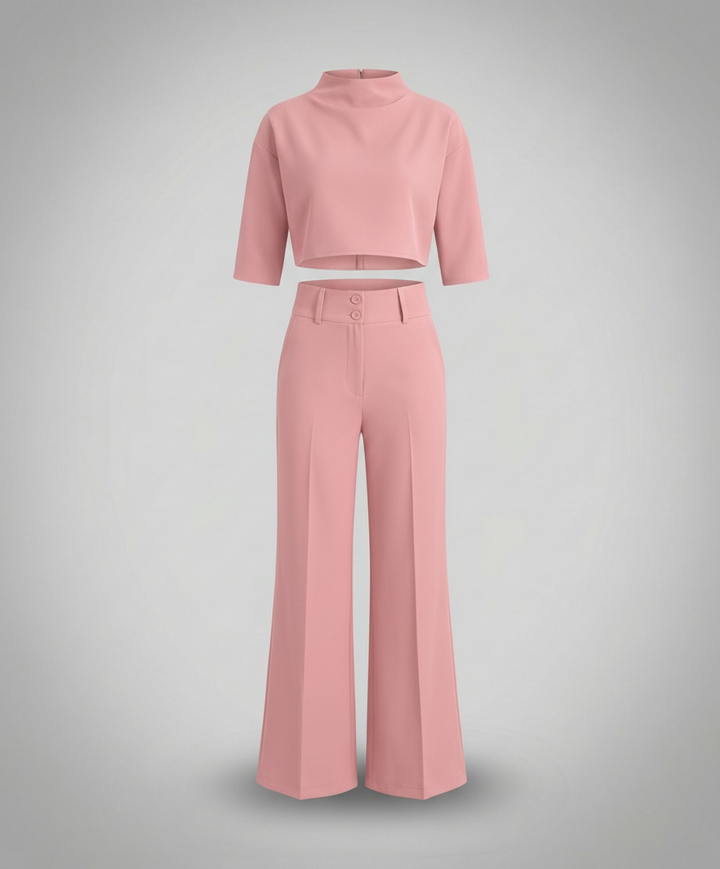 Tailored Autumn Pants Set Women