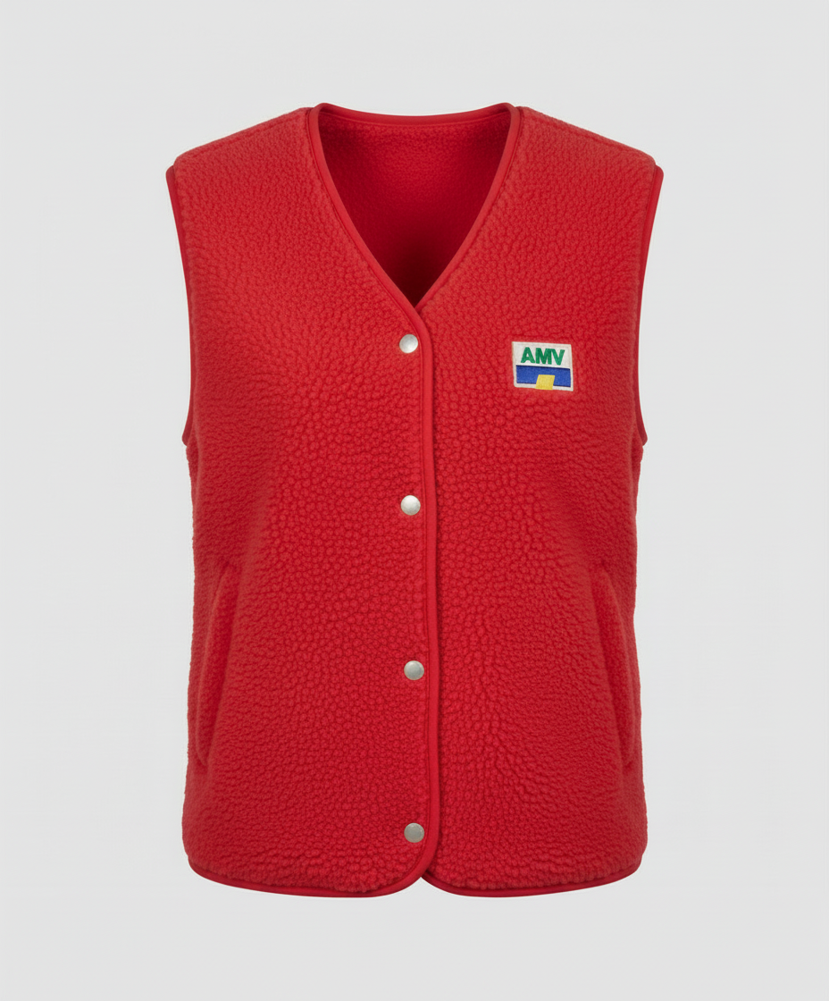 Women's Vest Button Closure