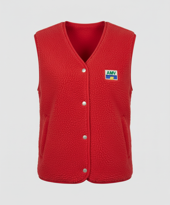 Women's Vest Button Closure