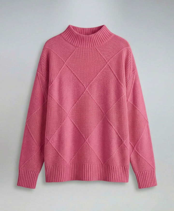 Soft Cashmere Roll Neck Sweater Women