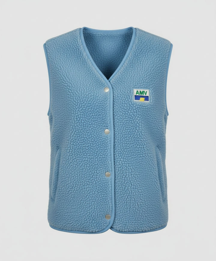 Women's Vest Button Closure