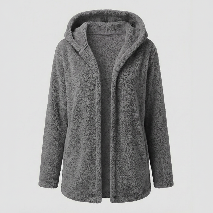 Teddy Fleece Jacket Women Long