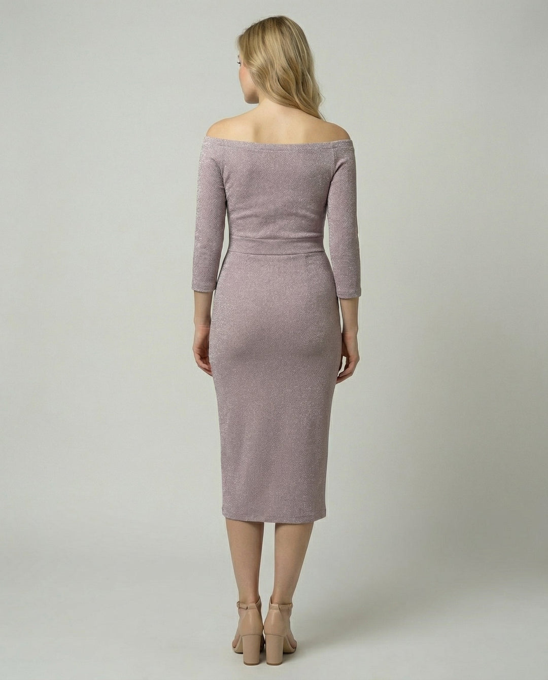 Shiny Evening Dress Women Elegant