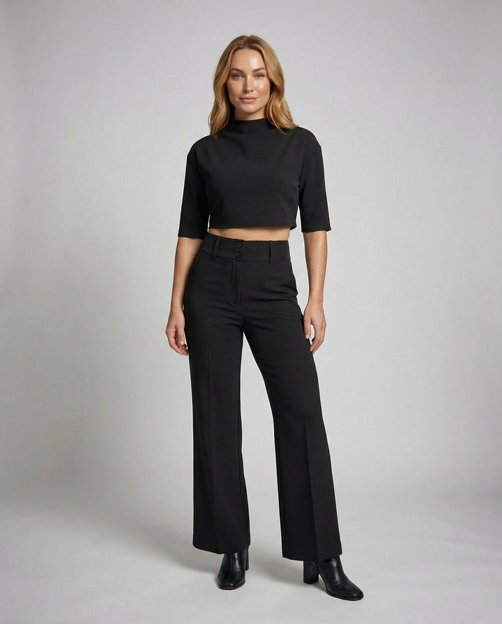 Tailored Autumn Pants Set Women