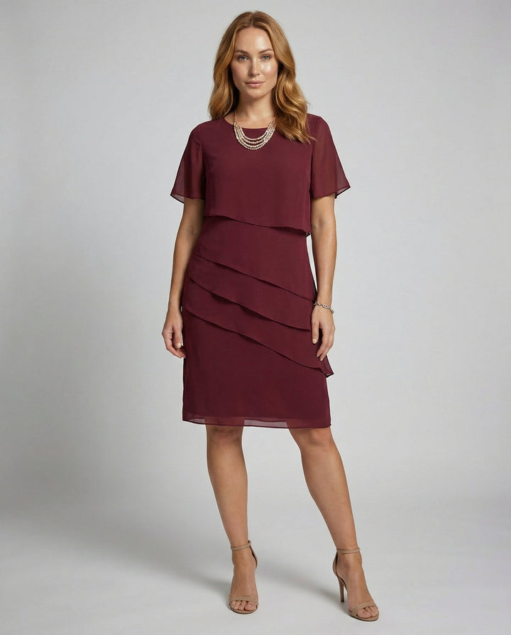 Elegant figure-forming women's dress