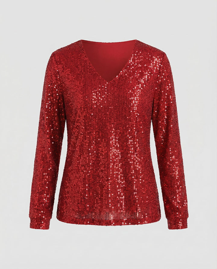 Glitter Sequins Top Women