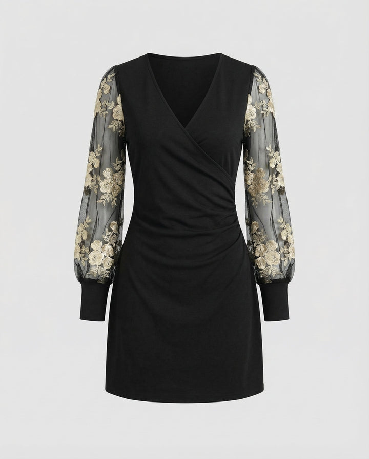 Festive Lace Cocktail Dress Women