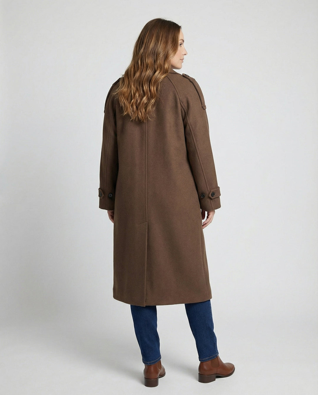 Women Boucle Coat Elegant
