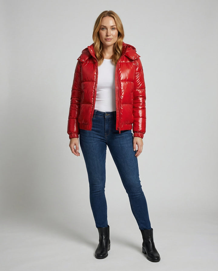 Shiny Winter Jacket Women